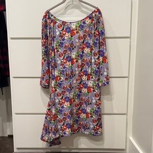 Prada 2018 Floral Multicolor Dress